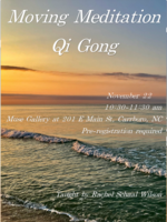 Rachel E Schaal Wilson Moving Meditation Qi Gong with Rachel ( November 22 )