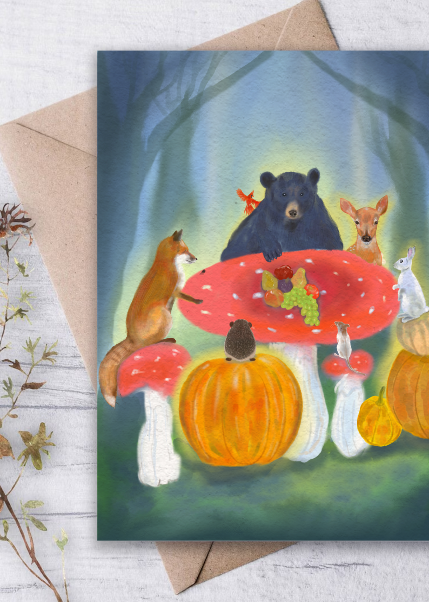 My Muses Card Shop My Muses Card Shop greeting card Thankful