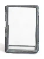 Sugarboo & Co. Sugarboo AC177  Zinc Vertical Picture Frame with Stand  3"x5"