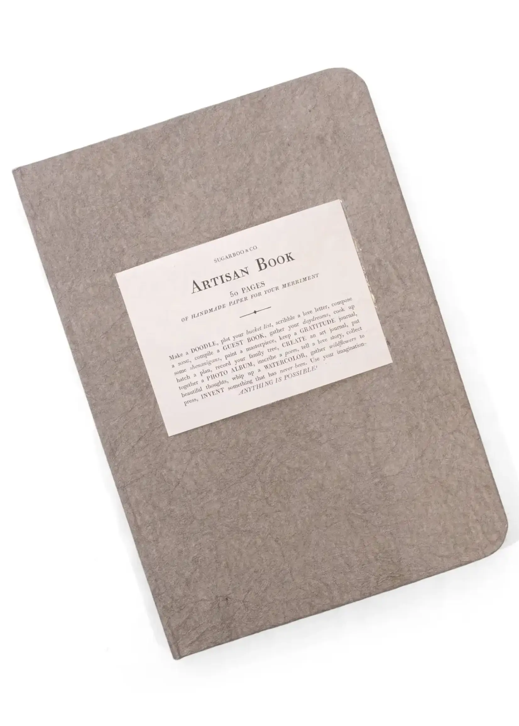 Sugarboo & Co. Sugarboo AC206  Artisan Book grey  11"x15.5”