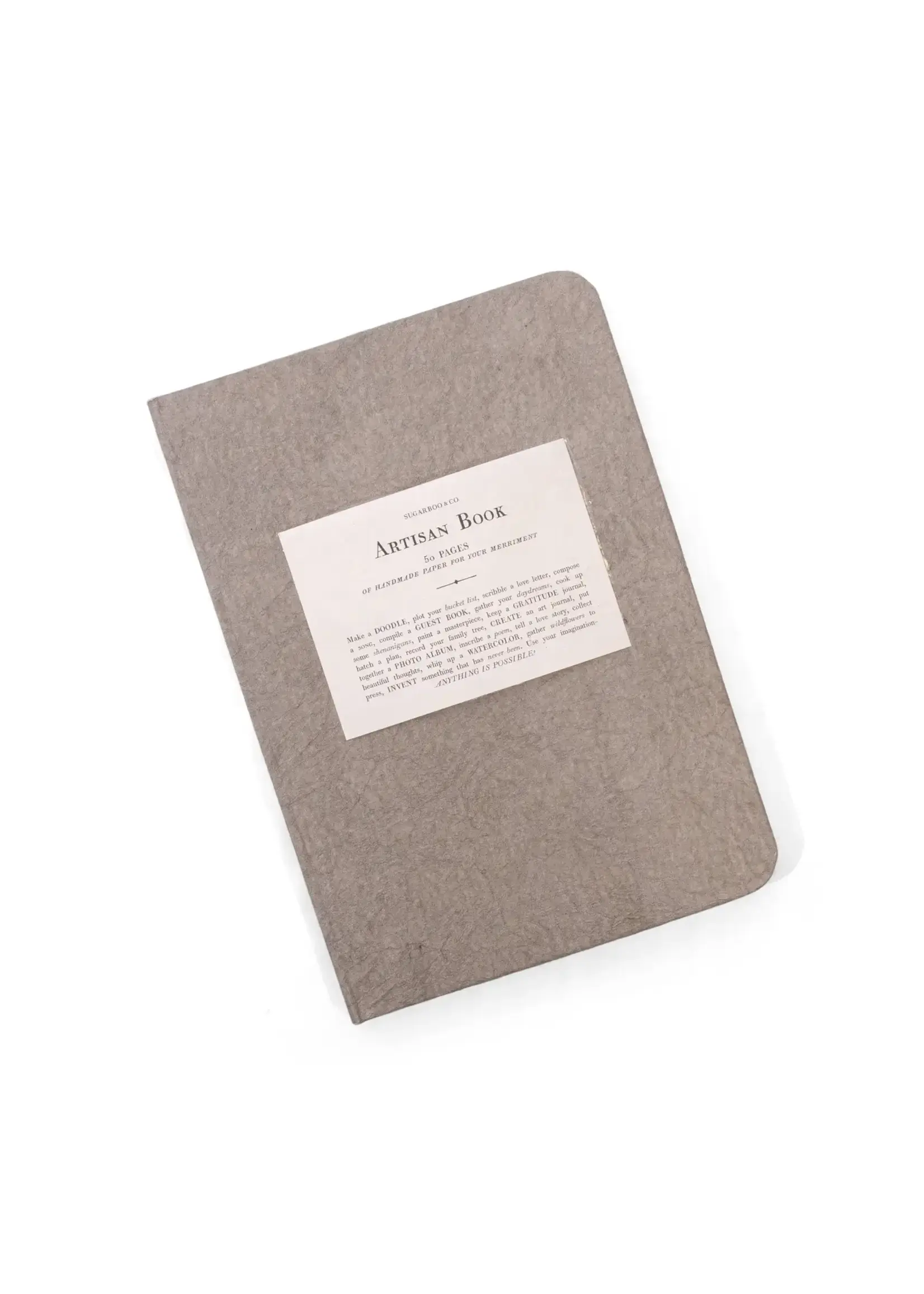 Sugarboo & Co. Sugarboo AC206  Artisan Book grey  11"x15.5”