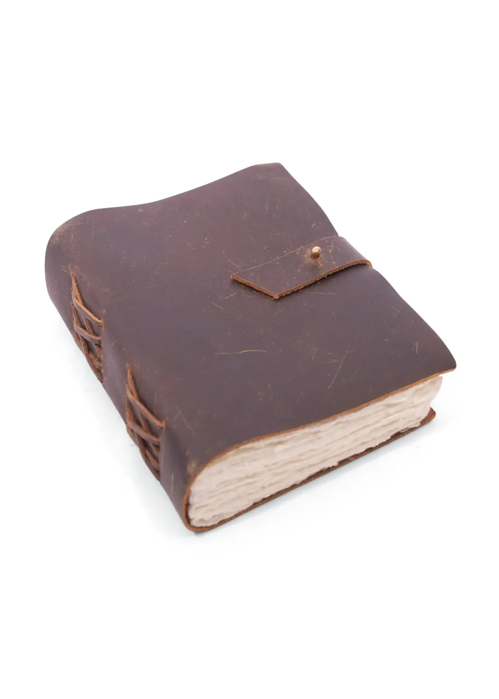 Sugarboo & Co. Sugarboo  Large Chocolate Oiled Leather Journal