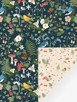 Botanica Paper Co Botanica Paper WOODLAND Double Sided Wrapping Paper WP028-S