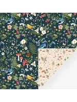 Botanica Paper Co Botanica Paper WOODLAND Double Sided Wrapping Paper WP028-S