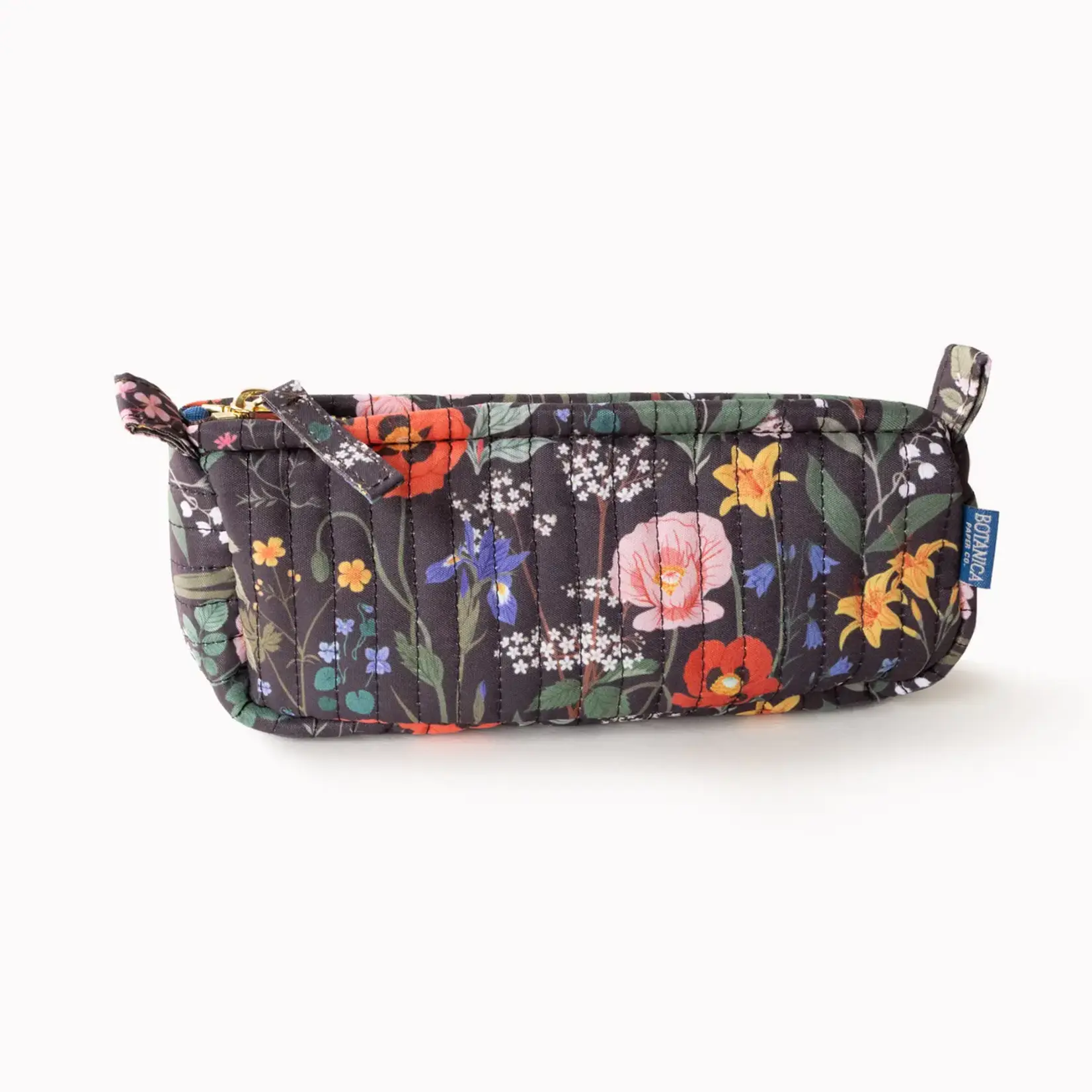 Botanica Paper Co. Wild Flowers  Cotton Quilted Pencil Pouch AP004