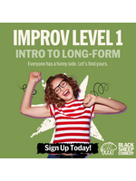 Black Sheep Comedy Black Sheep Comedy Improv Level 1: Intro to Long-Form  ( Starts Jan 7 th 2026 )