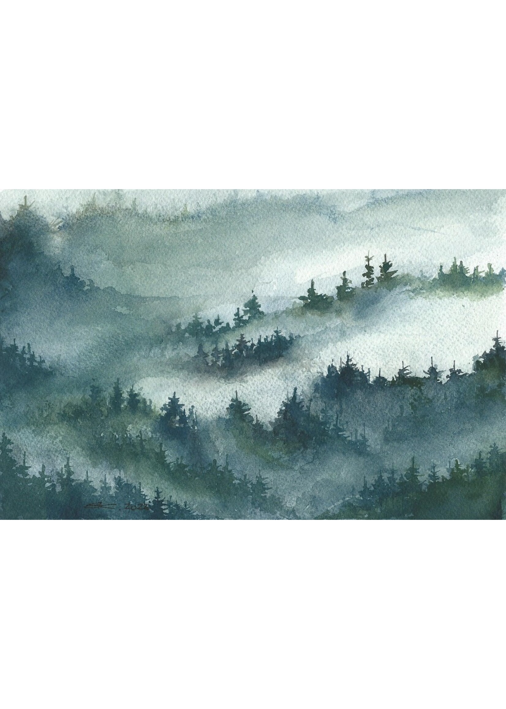 Viktor Kramarenko | Whispering Pines | 6 x 9 | Muse Gallery