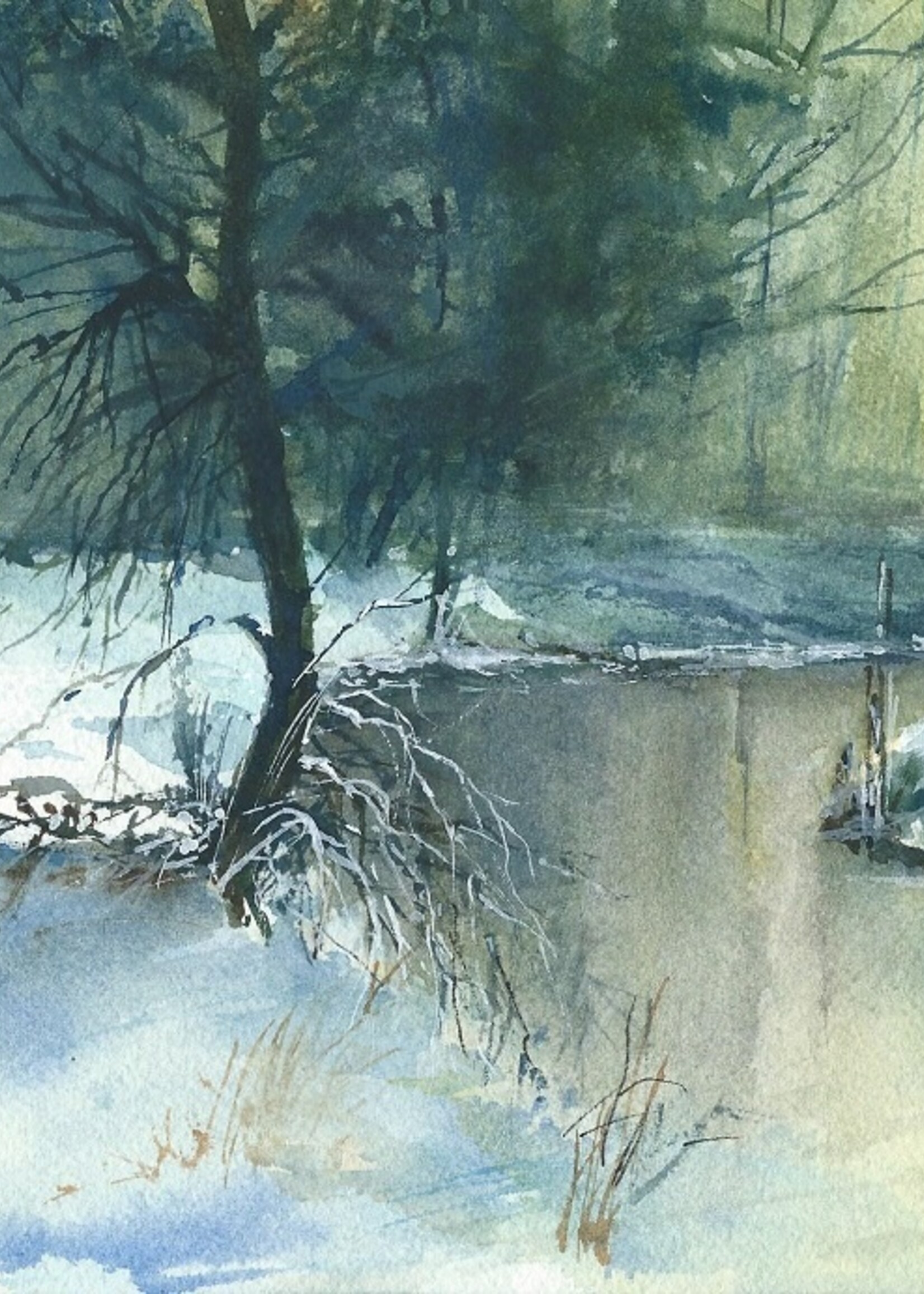 Viktor Kramarenko Evergreen Fog 7 x 10 | Muse Gallery