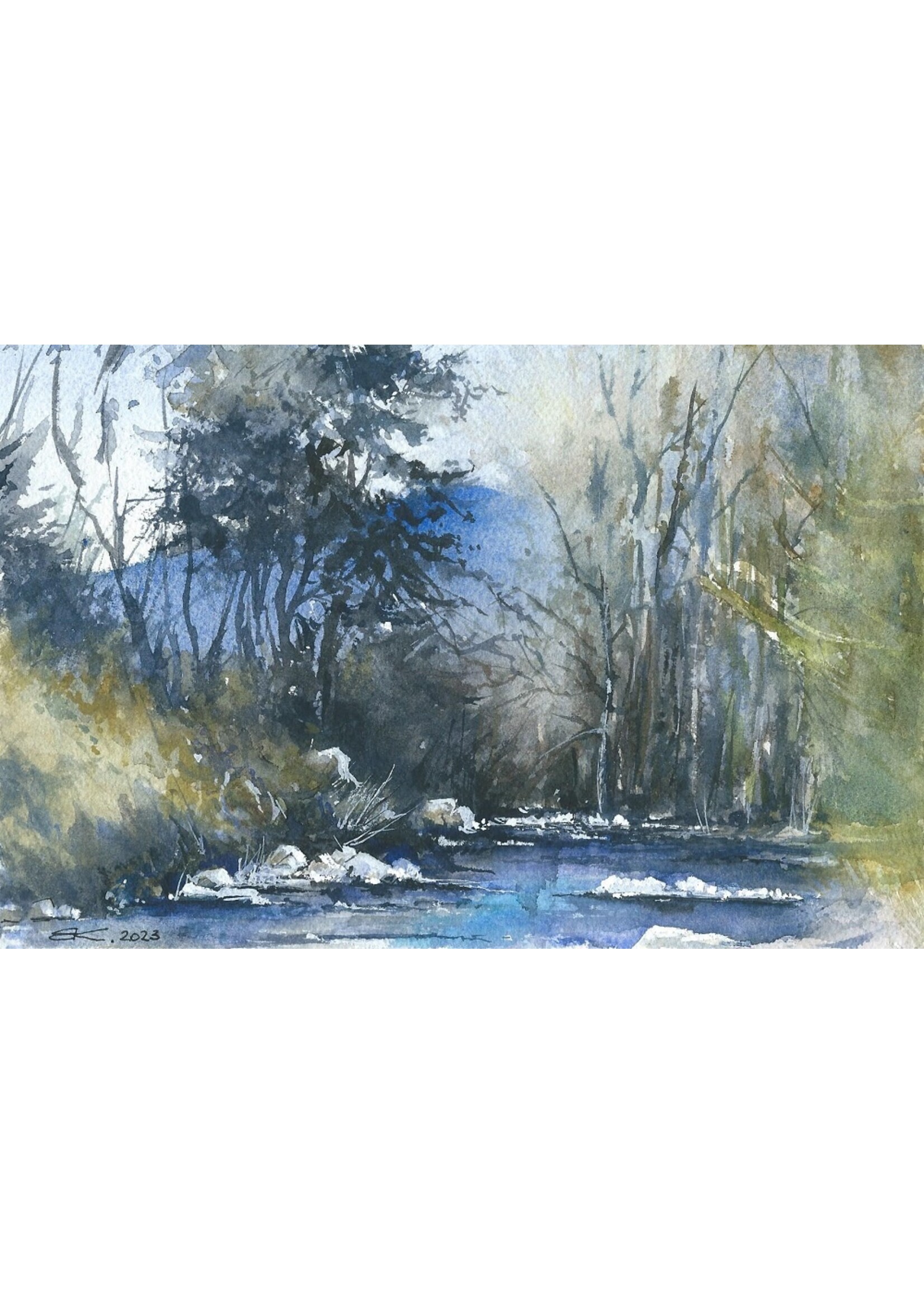 Viktor Kramarenko | Solitude's Sanctuary | 6 x 9 | Muse Gallery