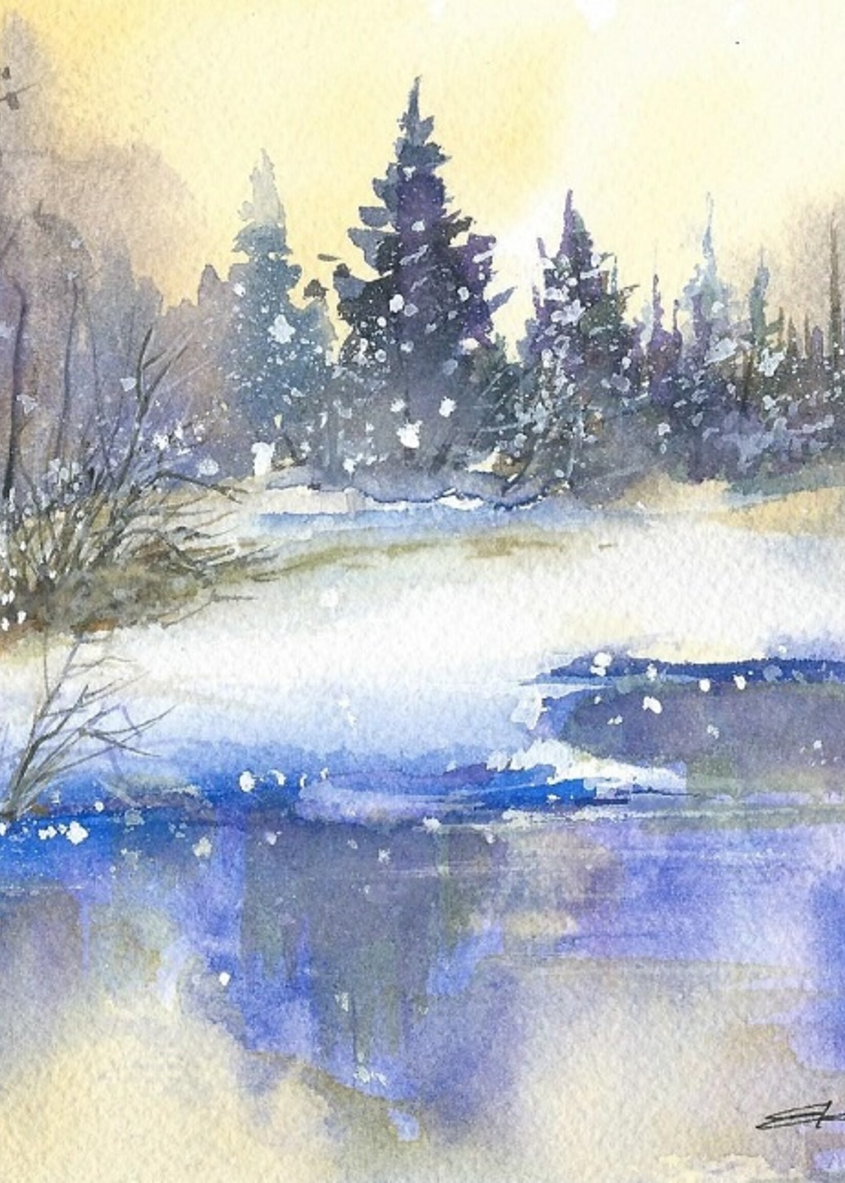 Viktor Kramarenko Soft Winter Glow 6 x 9 | Muse Gallery