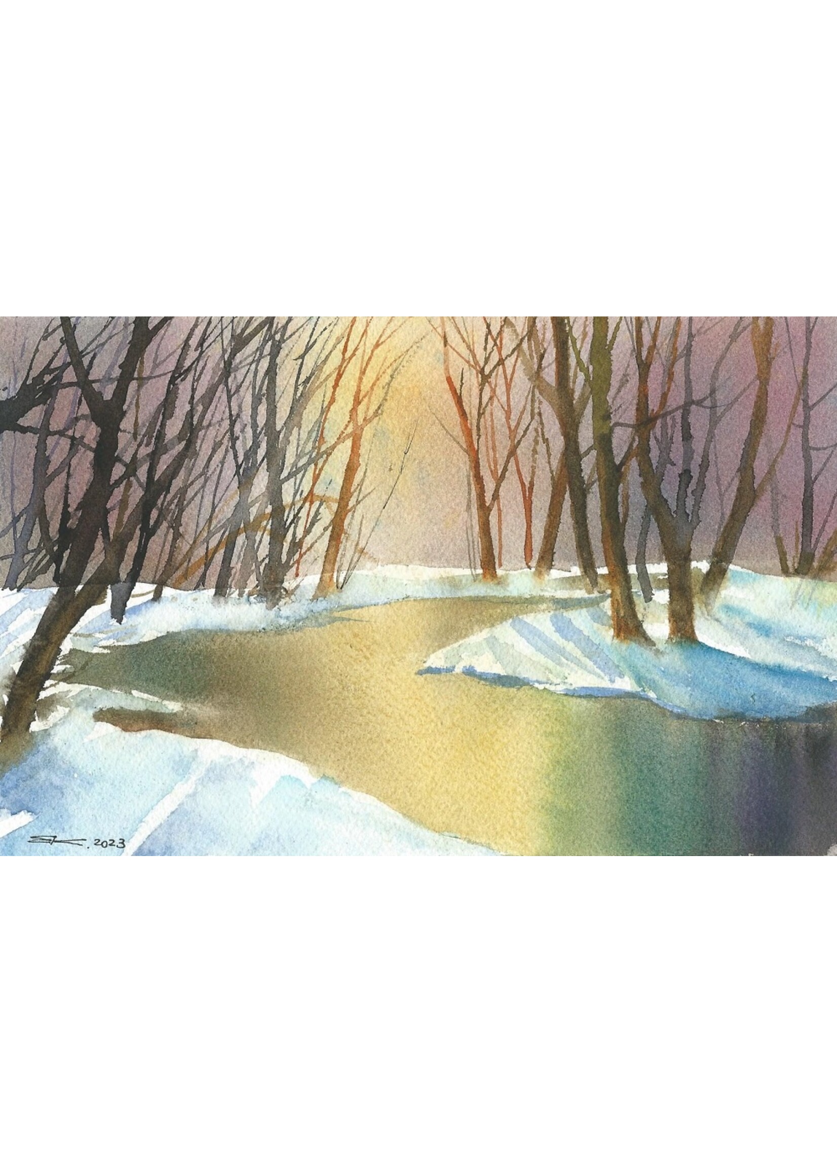 Viktor Kramarenko | Luminous Twilight | 6 x 9 | Muse Gallery