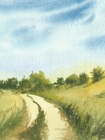 Viktor Kramarenko Where Meadow Meets Sky 6 x 9 | Muse Gallery