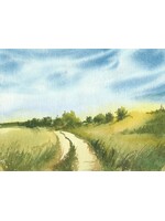 Viktor Kramarenko | Where Meadow Meets Sky | 6 x 9 | Muse Gallery