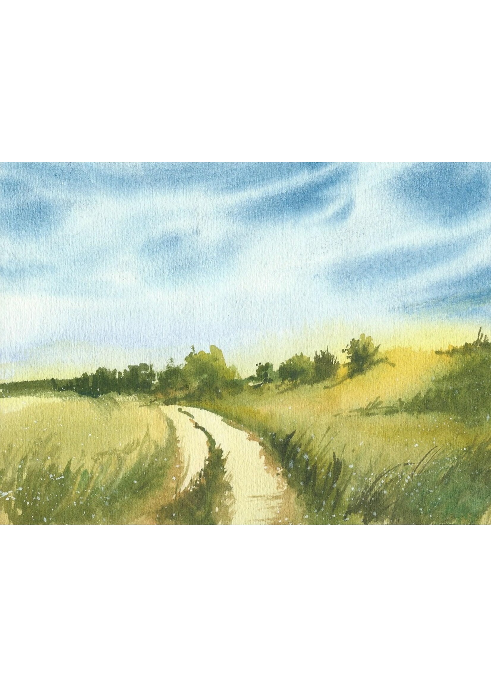 Viktor Kramarenko | Where Meadow Meets Sky | 6 x 9 | Muse Gallery