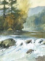 Viktor Kramarenko Echoes of the Current 6 x 9 | Muse Gallery