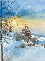 Viktor Kramarenko Above the Snowline 6 x 9 | Muse Gallery