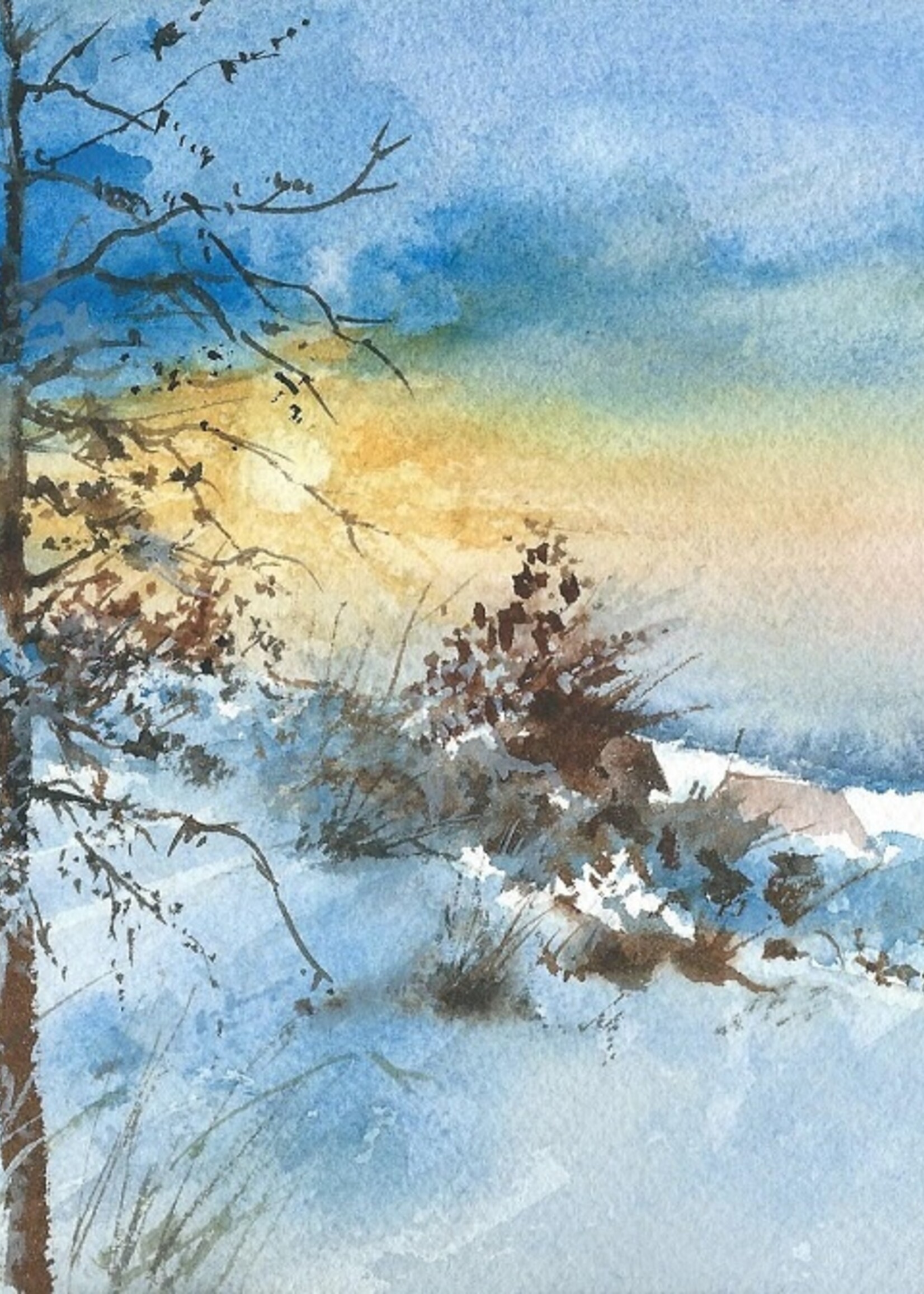 Viktor Kramarenko Above the Snowline 6 x 9 | Muse Gallery