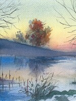 Viktor Kramarenko Before Dusk Falls 6 x 9 | Muse Gallery