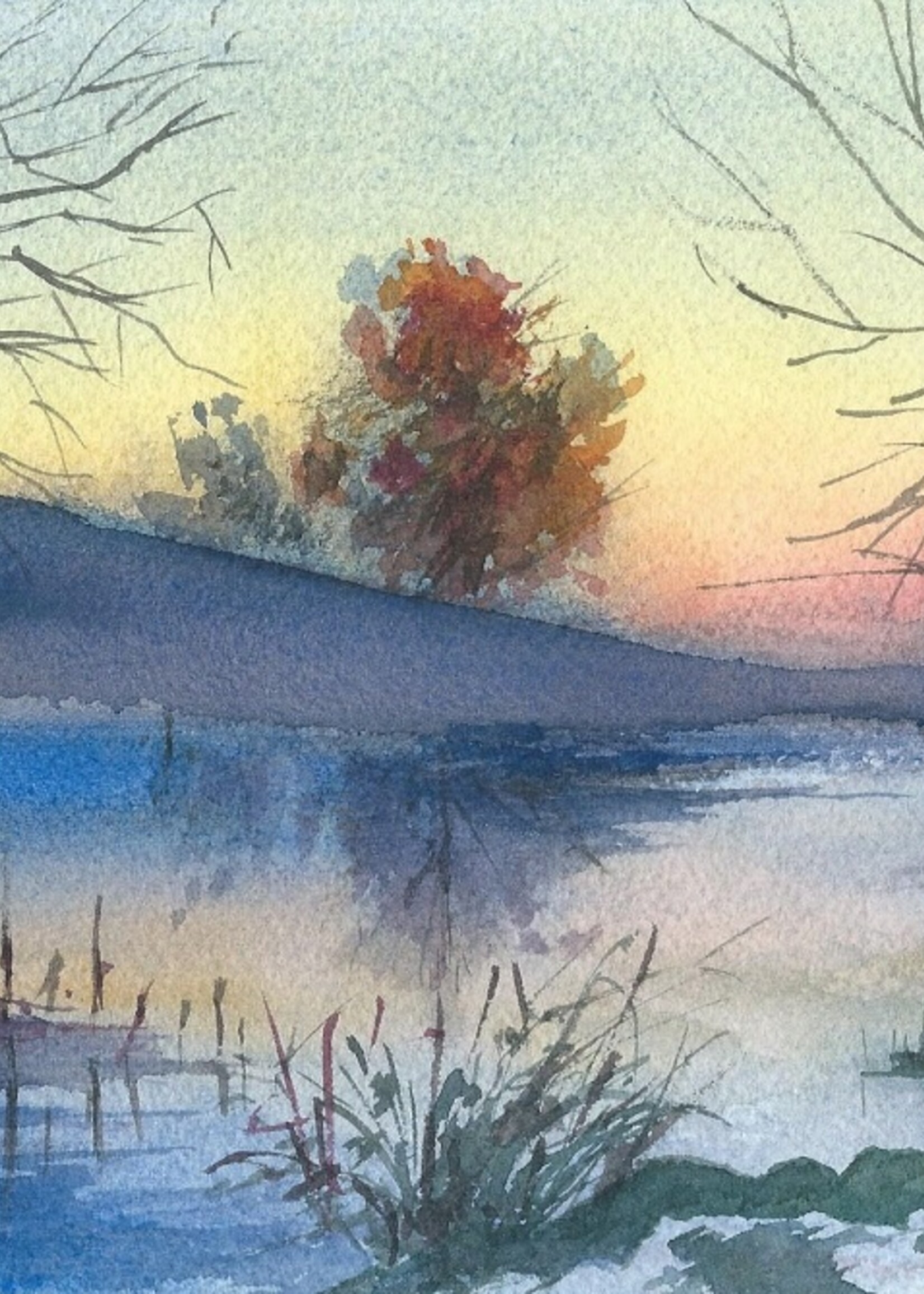 Viktor Kramarenko Before Dusk Falls 6 x 9 | Muse Gallery