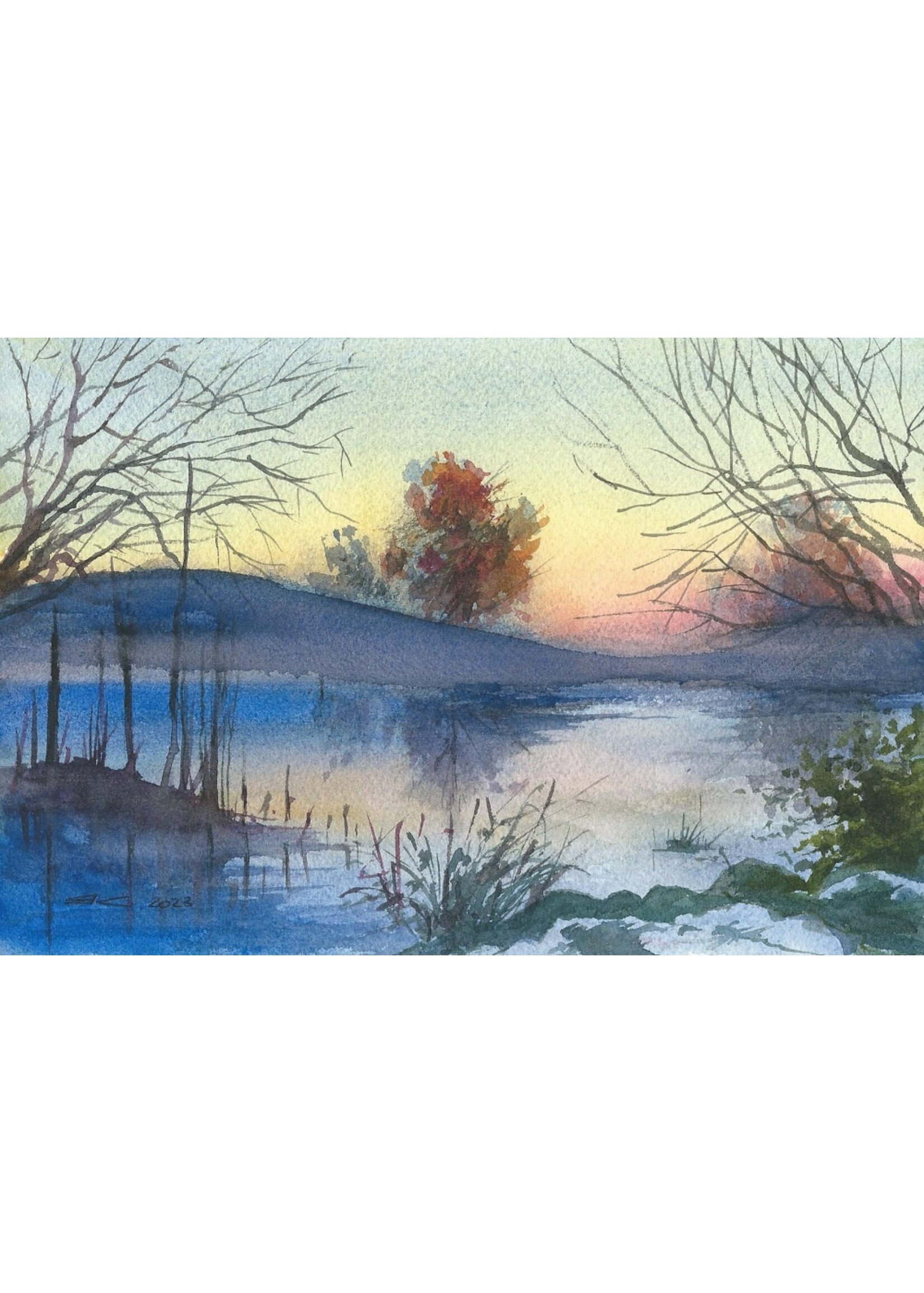 Viktor Kramarenko | Before Dusk Falls | 6 x 9 | Muse Gallery