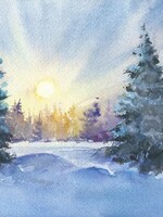 Viktor Kramarenko Where the Day Opens 6 x 9 | Muse Gallery