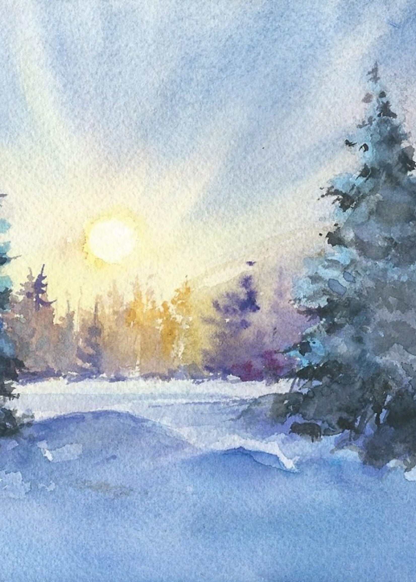 Viktor Kramarenko Where the Day Opens 6 x 9 | Muse Gallery