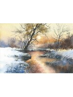 Viktor Kramarenko | Winter Sun's Embrace | 7 x 10 | Muse Gallery