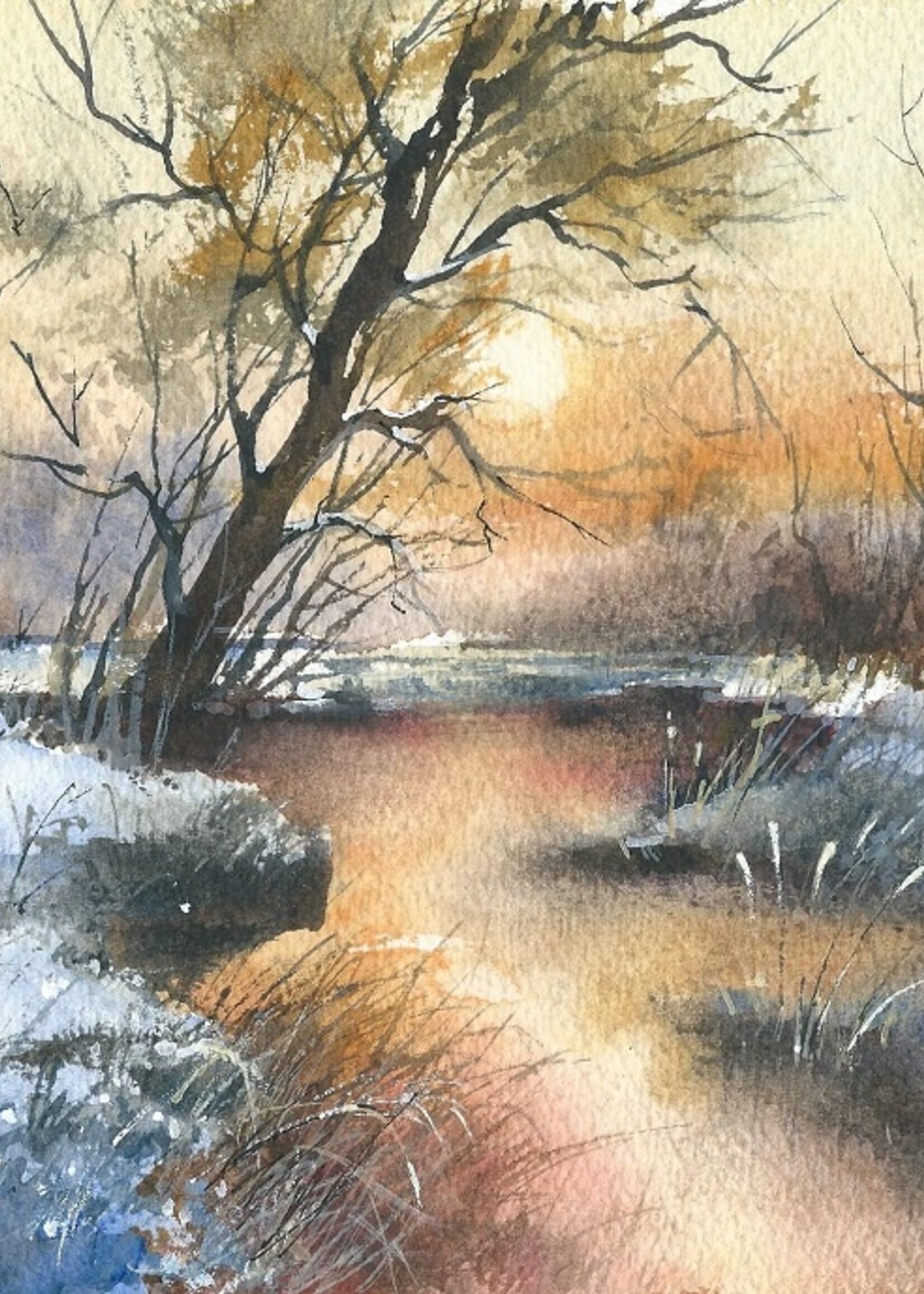 Viktor Kramarenko Winter Sun's Embrace 7 x 10 | Muse Gallery