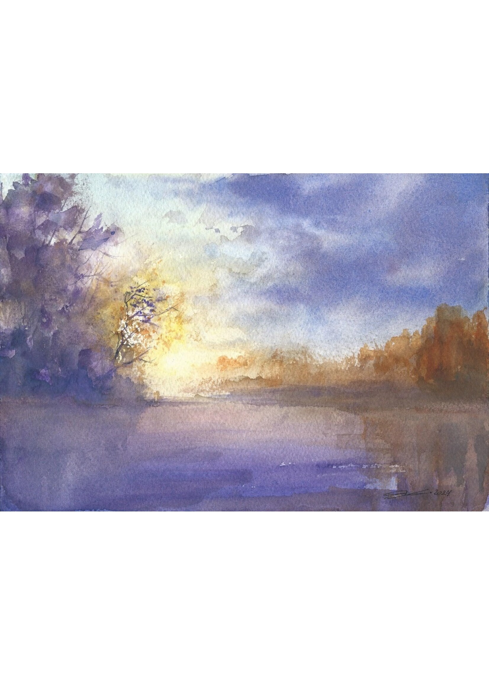 Viktor Kramarenko | Morning's Gentle Light | 7 x 10 | Muse Gallery