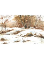 Viktor Kramarenko | Winter Rustle | 6 x 9 | Muse Gallery