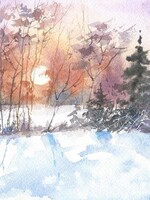 Viktor Kramarenko Moment of Warmth 6 x 9 | Muse Gallery