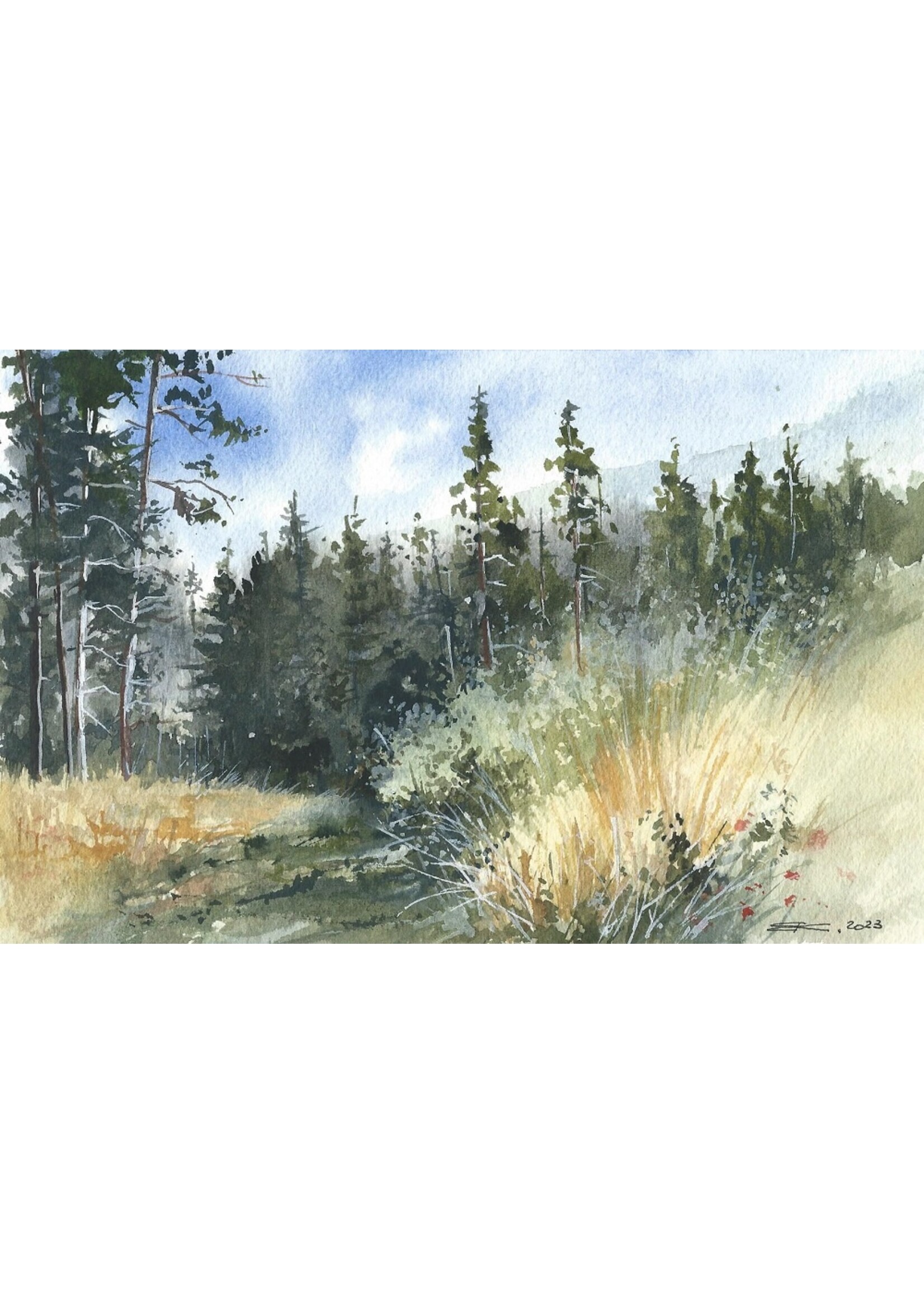 Viktor Kramarenko | Toward the Green Edge | 6 x 9 | Muse Gallery