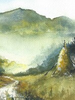 Viktor Kramarenko Soft Mountain Haze 6 x 9 | Muse Gallery