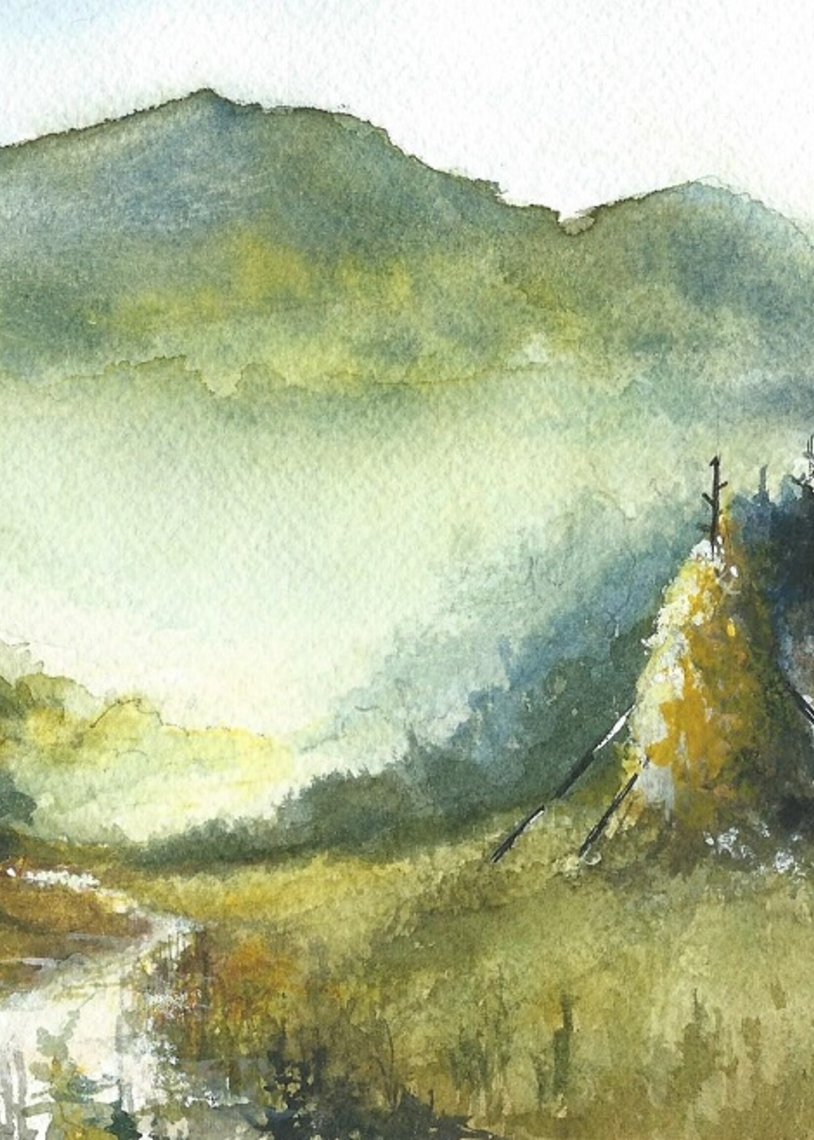 Viktor Kramarenko Soft Mountain Haze 6 x 9 | Muse Gallery