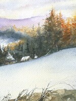 Viktor Kramarenko Warmth in the Cold 6 x 9 | Muse Gallery