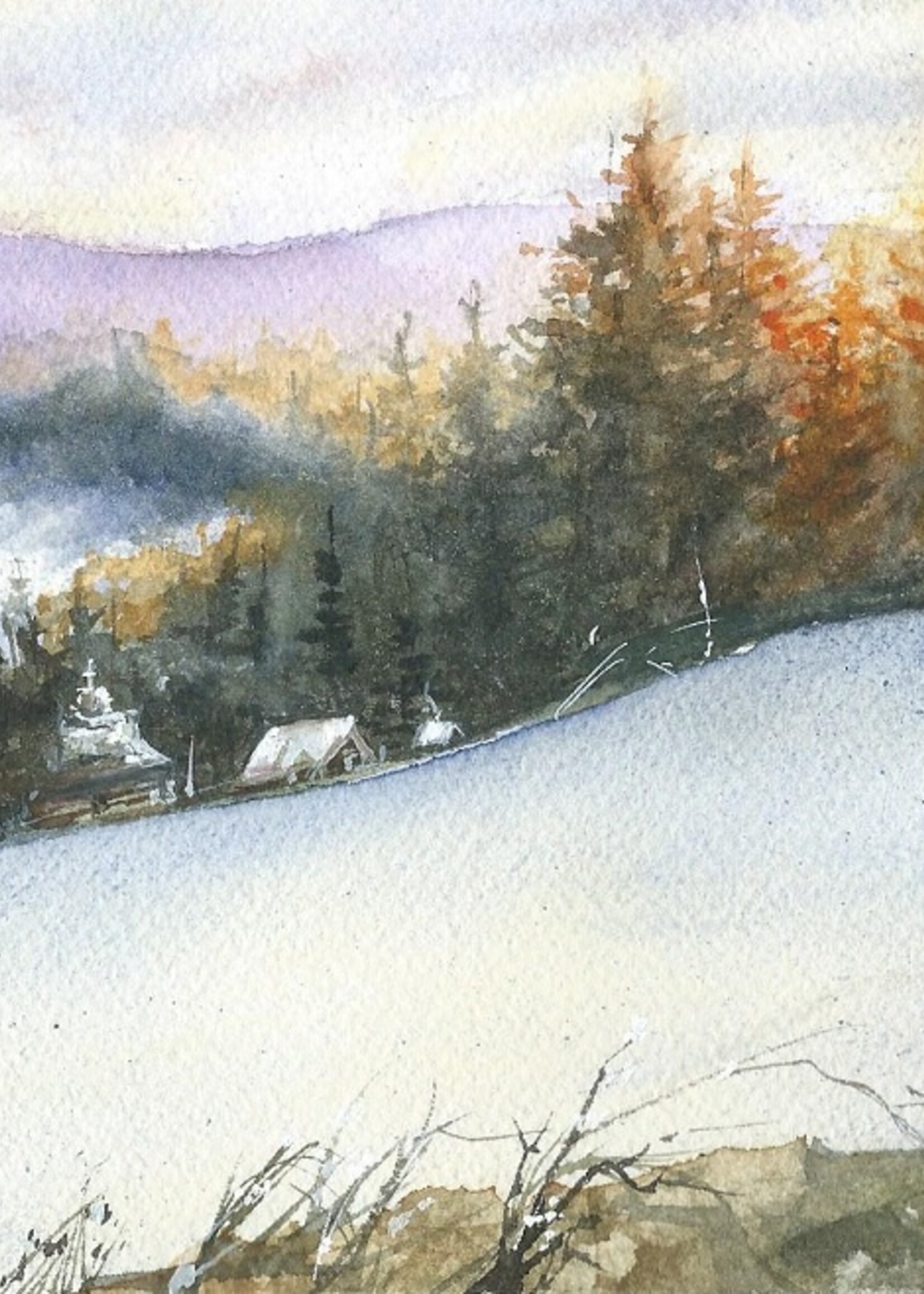 Viktor Kramarenko Warmth in the Cold 6 x 9 | Muse Gallery