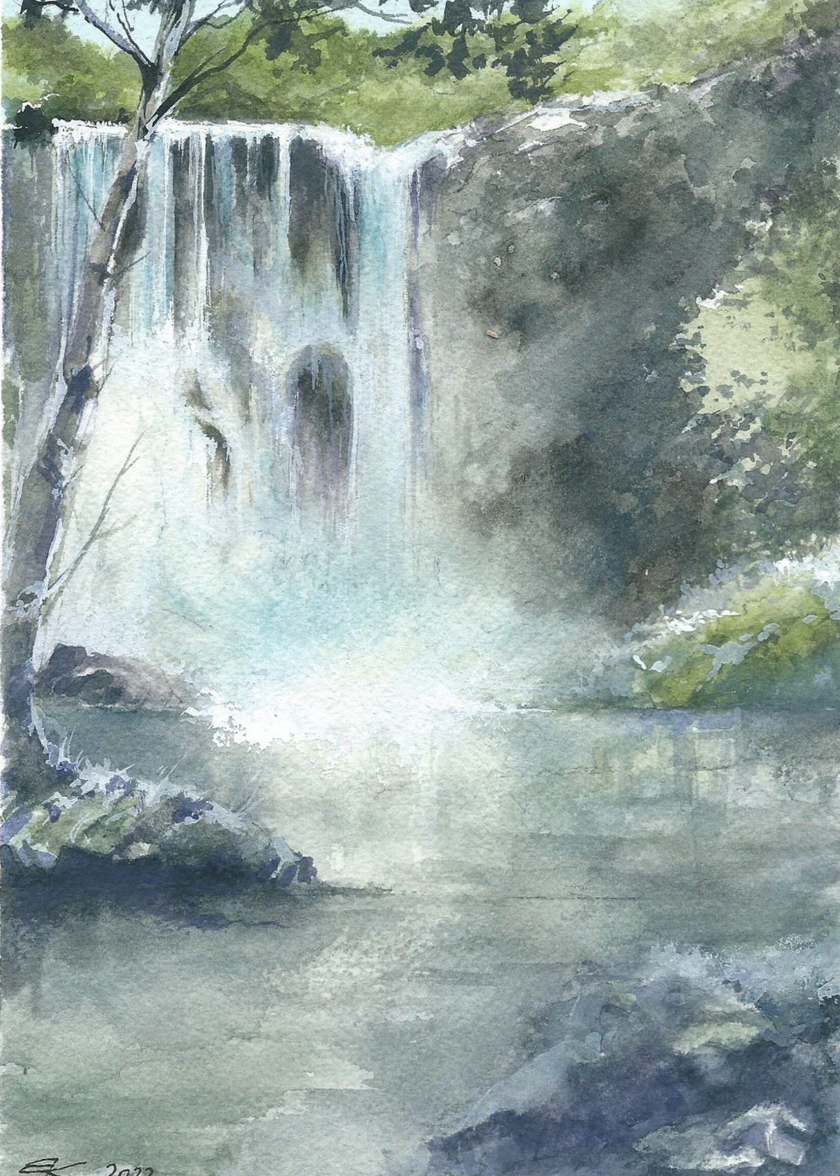 Viktor Kramarenko In Water's Hush 6 x 9 | Muse Gallery