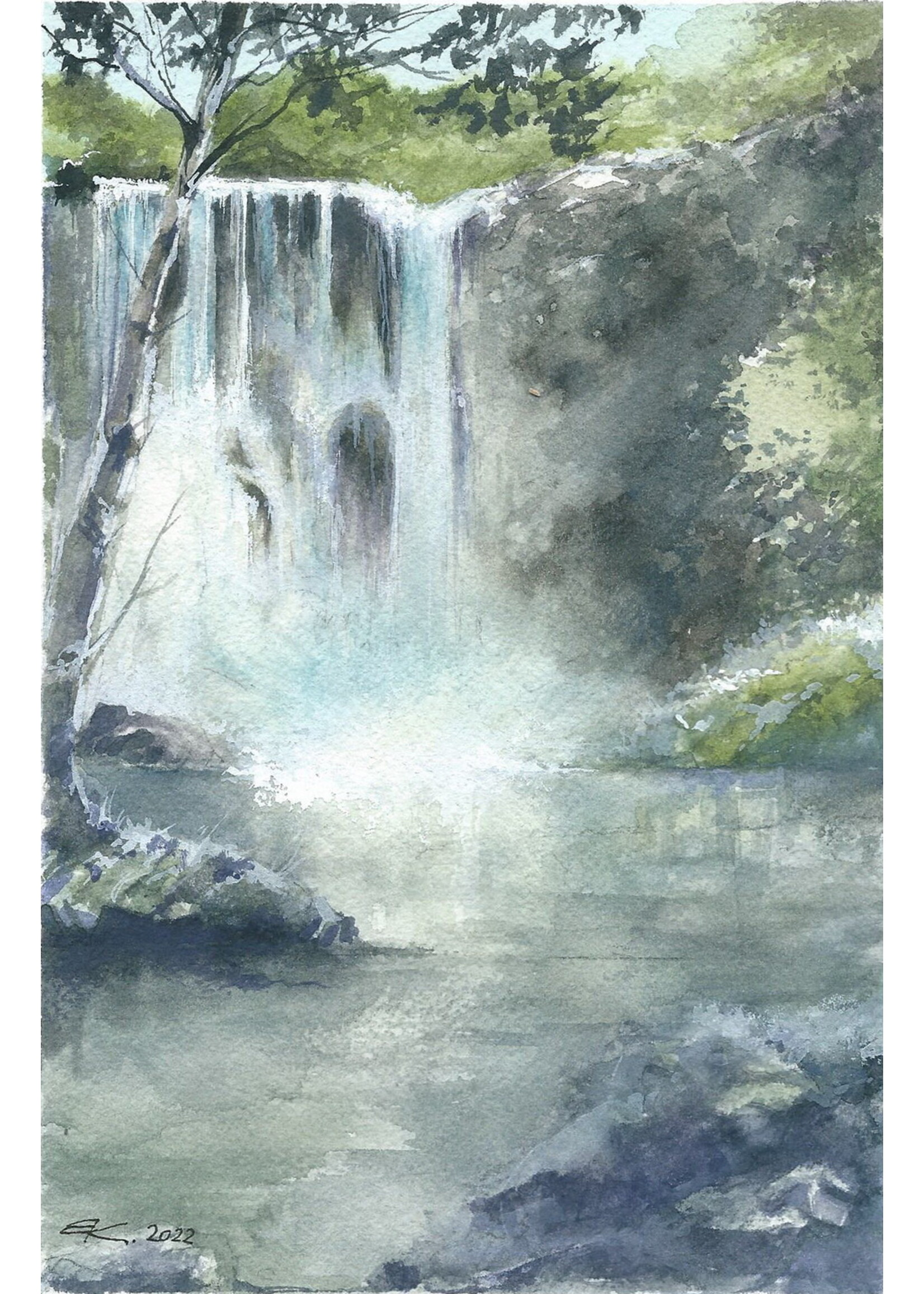 Viktor Kramarenko | In Water's Hush | 6 x 9 | Muse Gallery