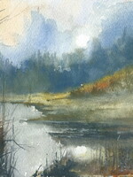 Viktor Kramarenko Through the Haze 7 x 10 | Muse Gallery