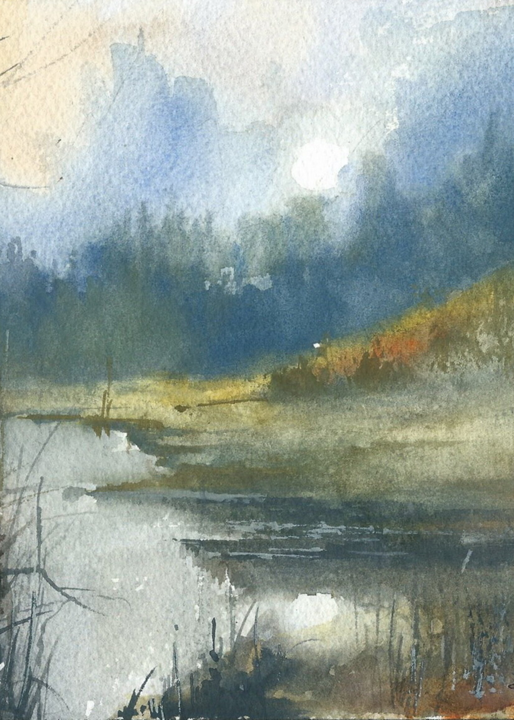 Viktor Kramarenko Through the Haze 7 x 10 | Muse Gallery