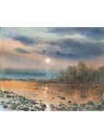 Viktor Kramarenko | Evening Embers  7 x 10 | Muse Gallery