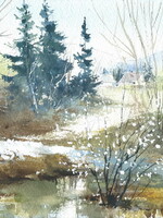 Viktor Kramarenko Where Spring Opens 7 x 10 | Muse Gallery