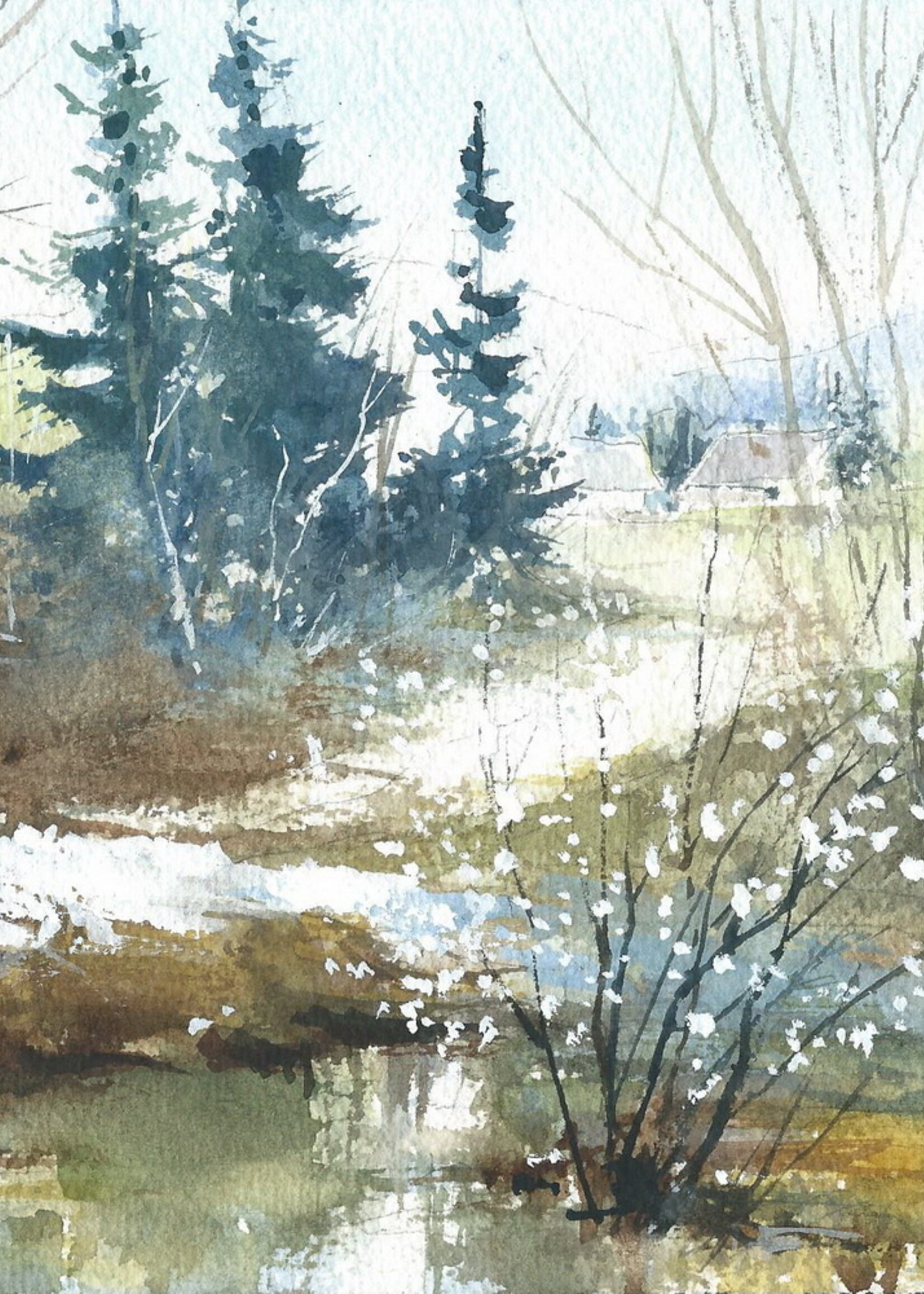 Viktor Kramarenko Where Spring Opens 7 x 10 | Muse Gallery