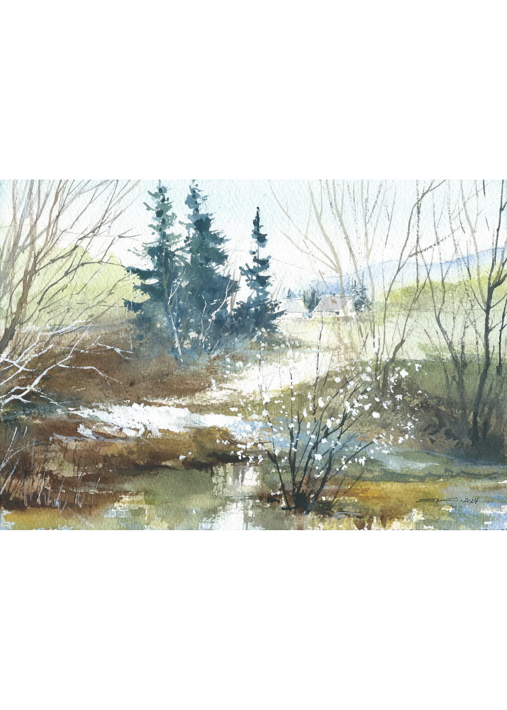 Viktor Kramarenko | Where Spring Opens | 7 x 10 | Muse Gallery