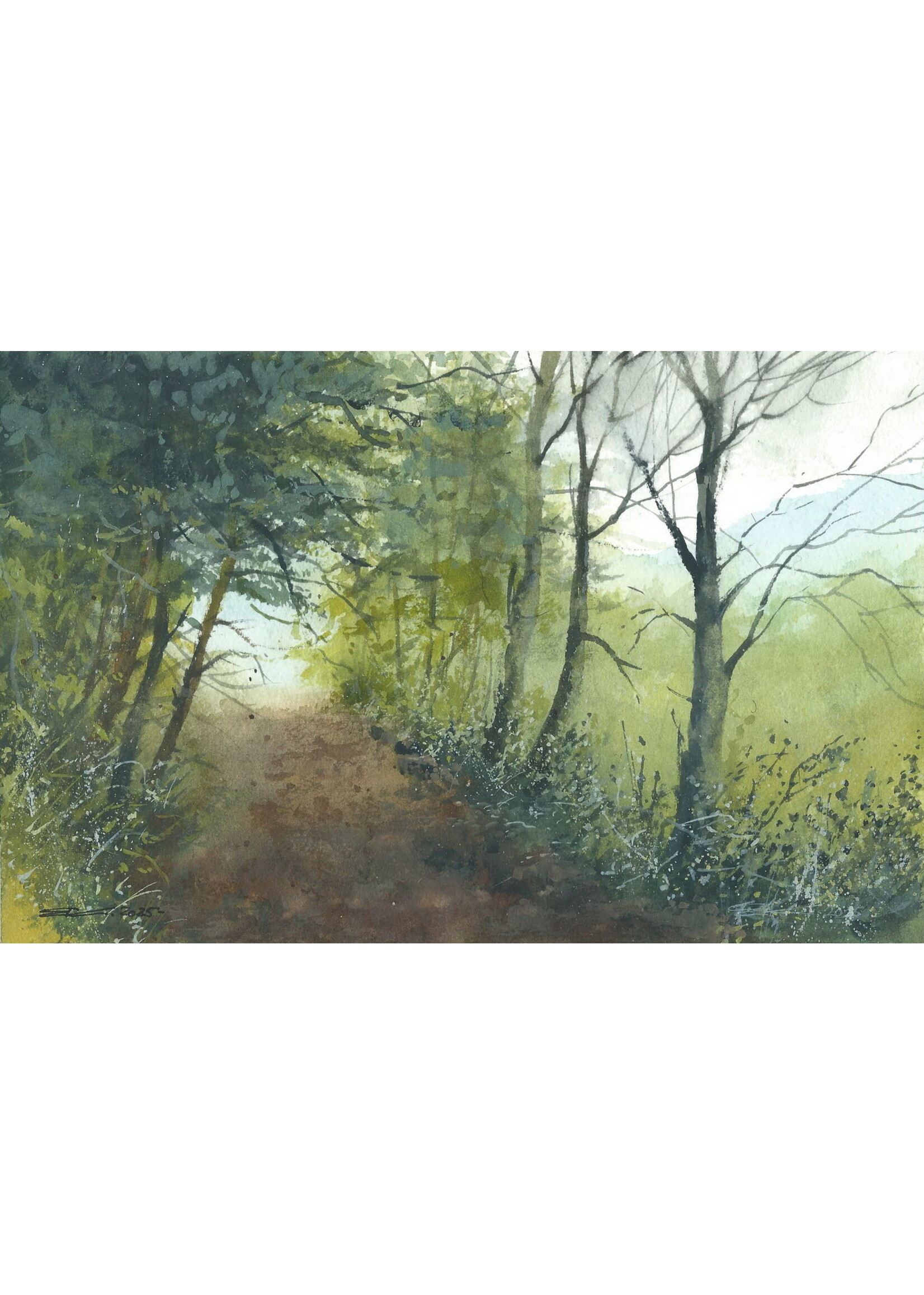 Viktor Kramarenko | Through the Shaded Glade | 6.5 x 10 | Muse Gallery