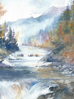 Viktor Kramarenko The Rushing Hues 7 x 10 | Muse Gallery