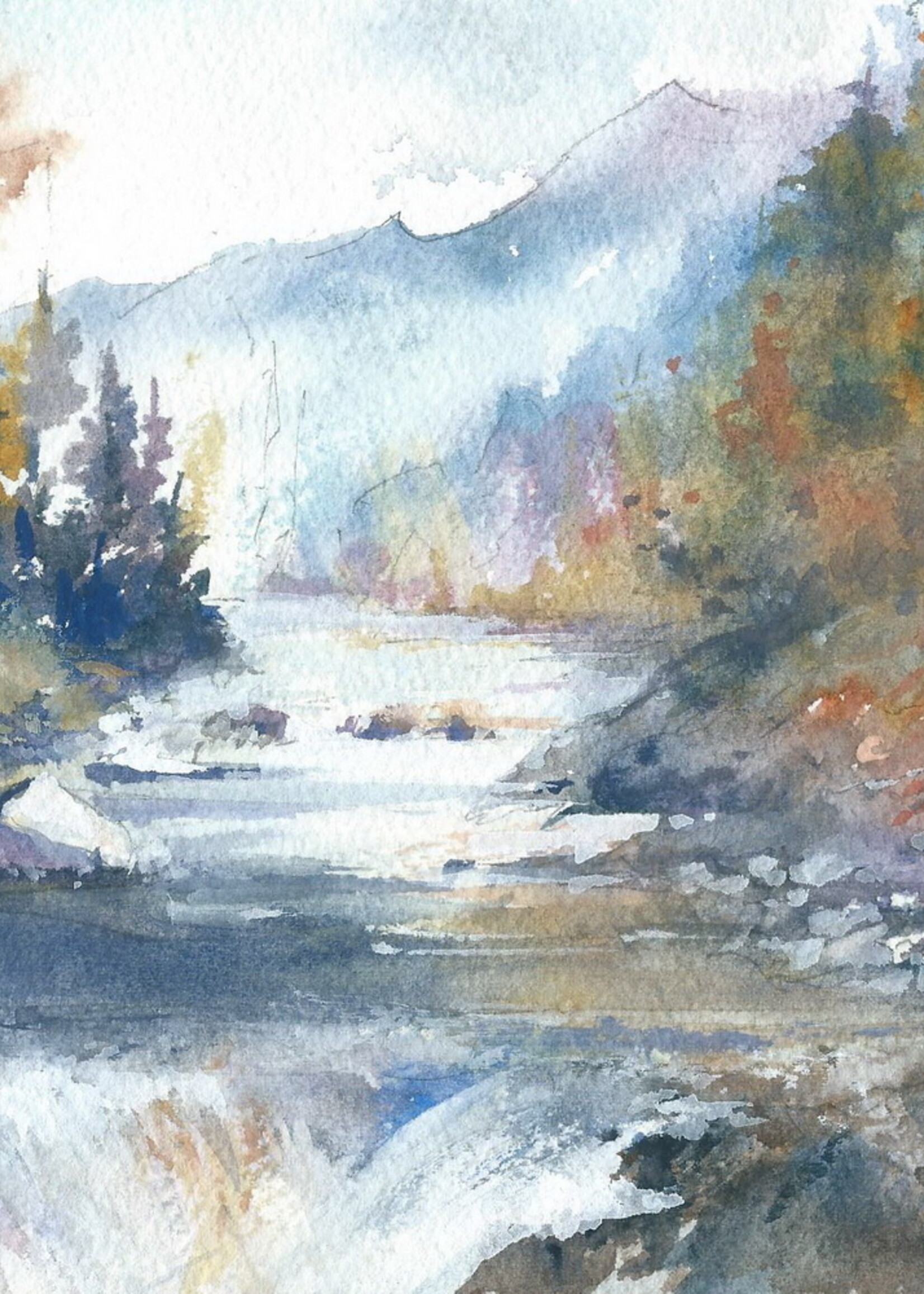 Viktor Kramarenko The Rushing Hues 7 x 10 | Muse Gallery