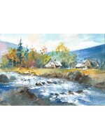 Viktor Kramarenko | Restless Waters, Quiet Homes | 7 x 10 | Muse Gallery