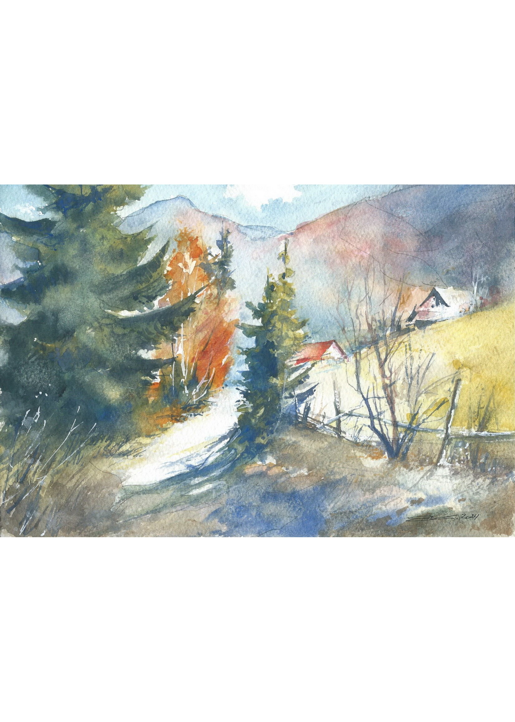 Viktor Kramarenko | Rustling Ridge Homes | 7 x 10 | Muse Gallery