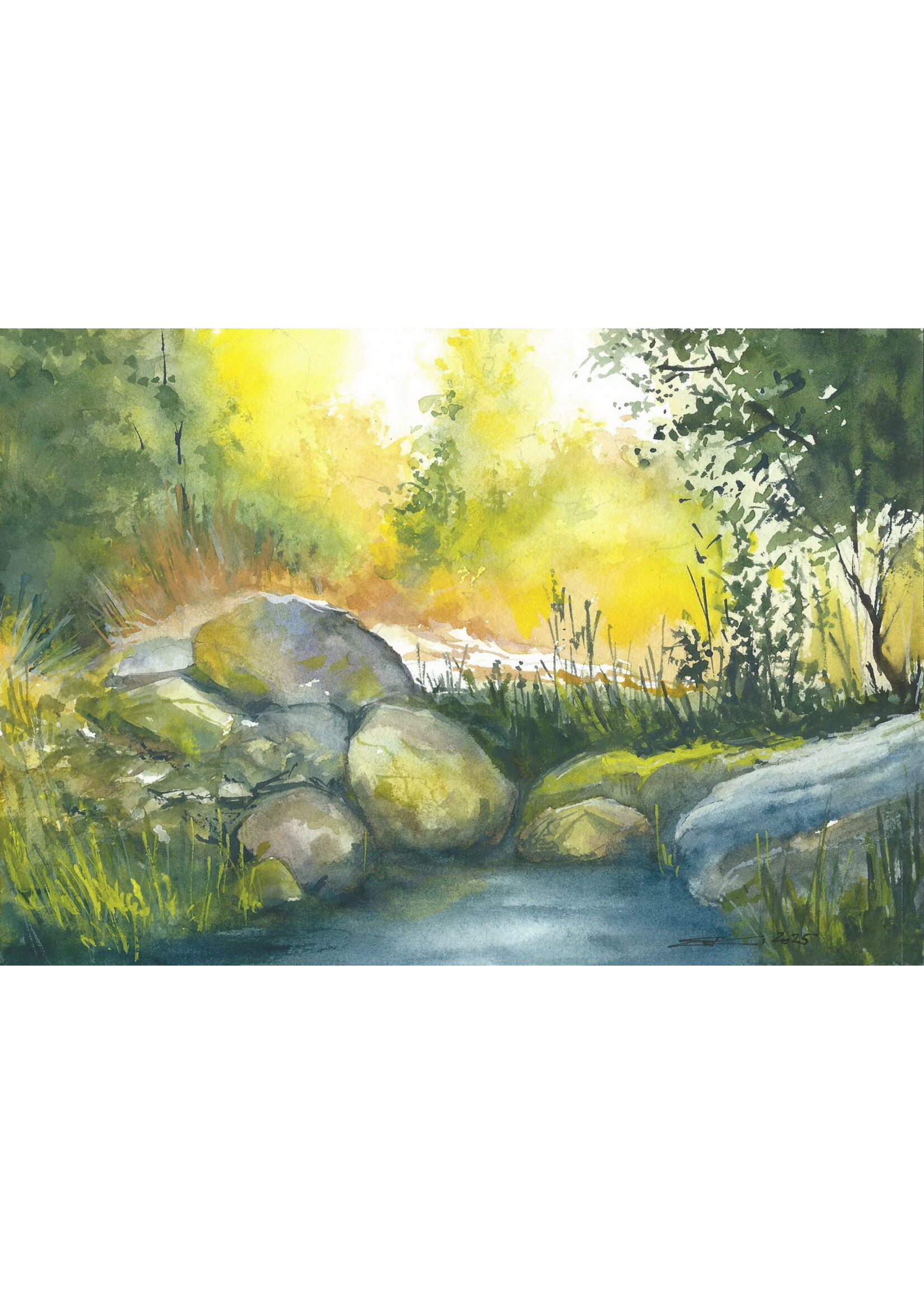 Viktor Kramarenko | Sun-Washed Stones | 7 x 10 | Muse Gallery